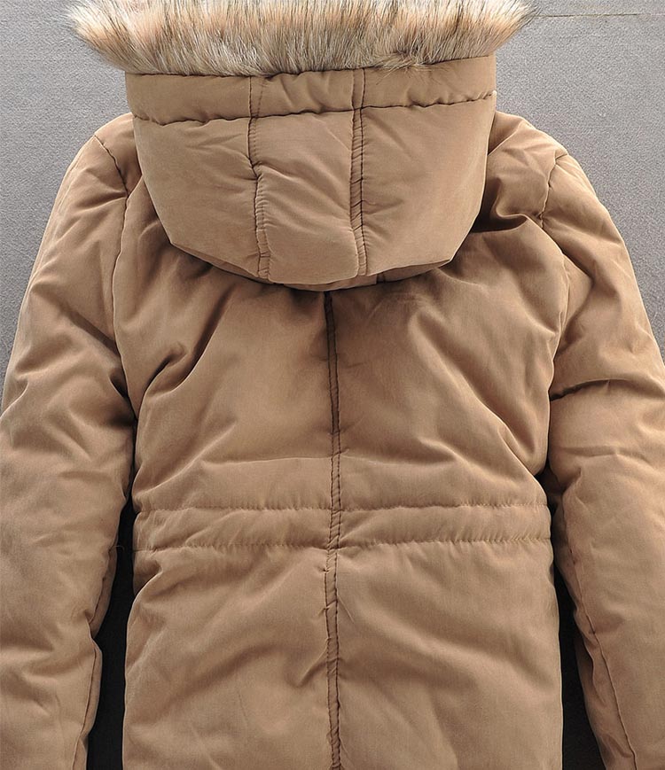 Men Winter Coat Lamb Wool Liner Thick Padded Jacket - Minihomy