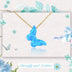 Butterfly Gifts Sterling Silver Opal Butterfly Necklace Jewelry Gift for Women