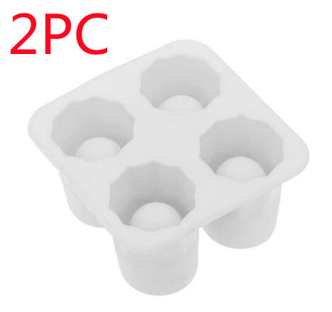 Silicone Ice Maker Mould Bar Party Drink Ice Tray Cool Shape Ice Cube Freeze Mold 4-Cup Ice Mold Cup