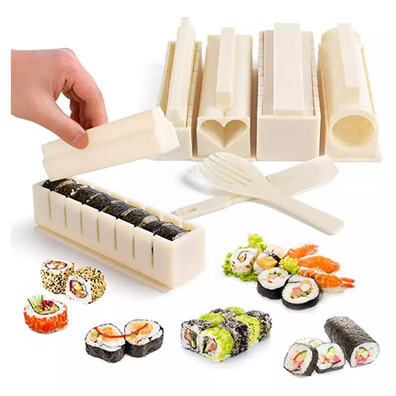 11 Piece Non Stick Professional Sushi Making Kits - Minihomy