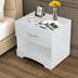 Modern High-gloss Bedside Table Storage Cabinet With One Drawer - Minihomy