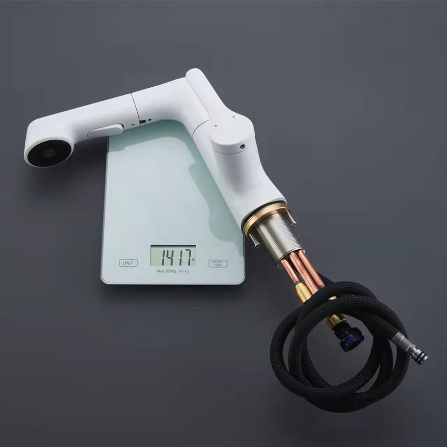 Lifting Cold And Tropical Shower Telescopic Mixing Faucet - Minihomy