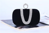 Velvet Clutch Bridal Dress Bag Ladies Evening Bag