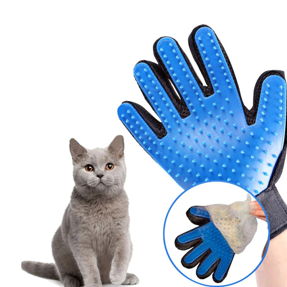 Cat grooming glove for cats wool glove Pet Hair Deshedding Brush Comb Glove For Pet Dog Cleaning Massage Glove For Animal Sale - Minihomy