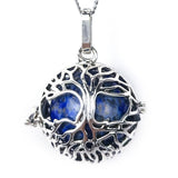 Natural Crystal Agate Seven Chakra Hollow Pendant - Minihomy