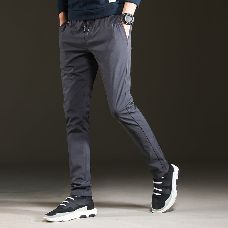 Trendy Slim Mens Pants Loose Cropped Sweatpants