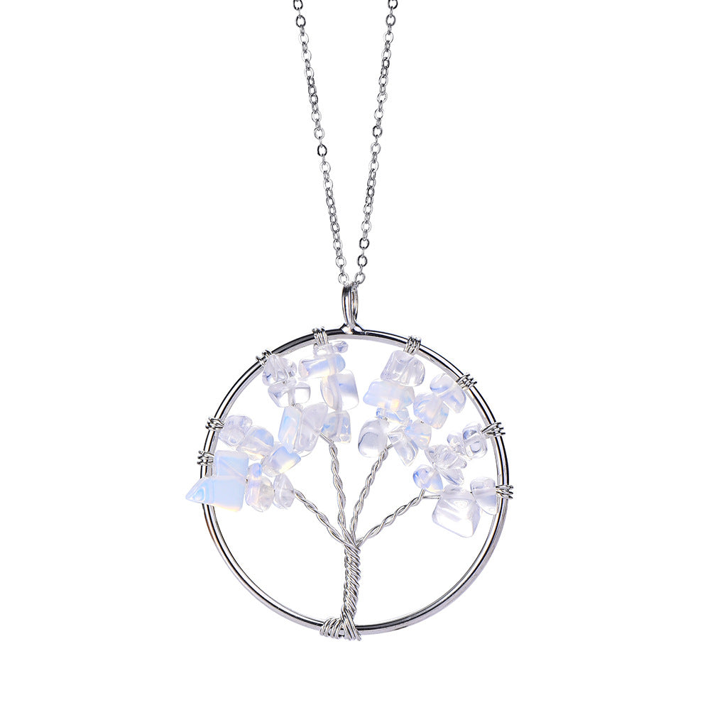 Hand Winding Tree Of Life Pendant Lucky Tree Jewelry - Minihomy