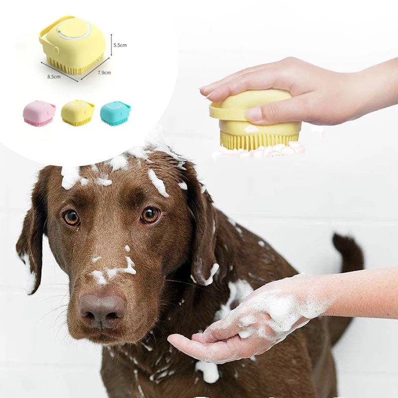 Silicone Bath Brush For Dogs And Cats