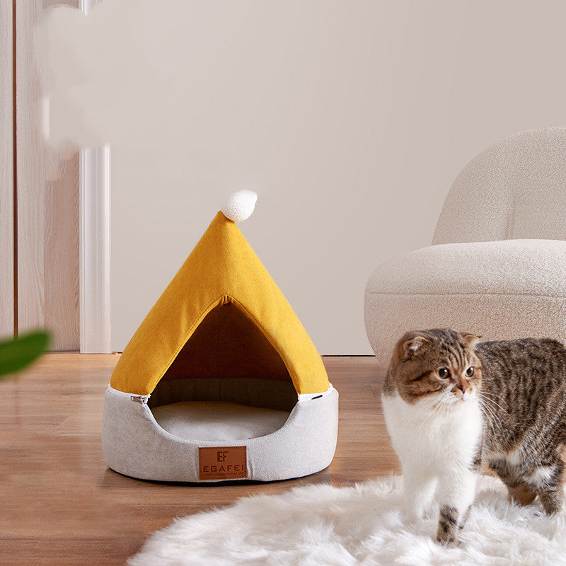 Semi-closed Removable And Washable Pet Cat Litter