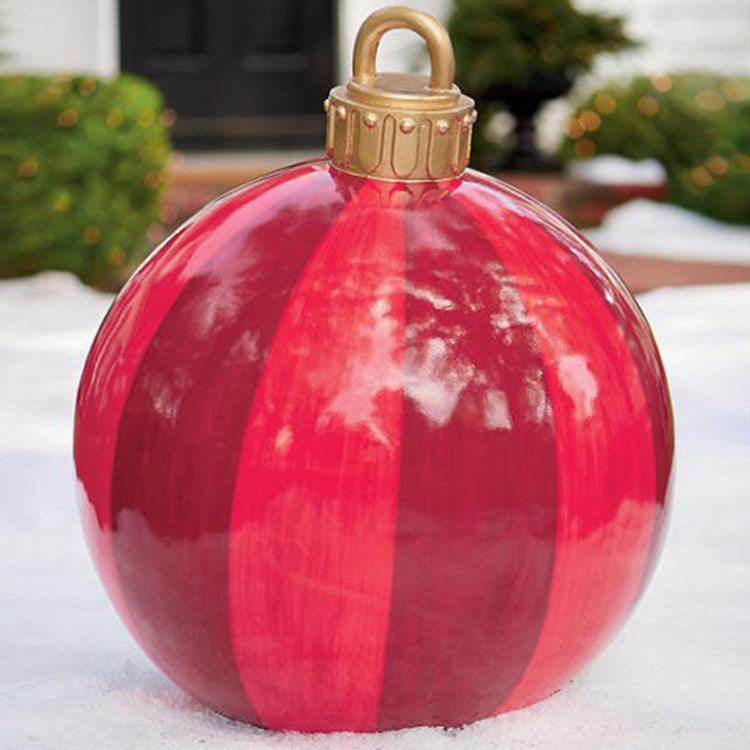 Christmas Ornament Ball Outdoor Inflatable Decorated Ball