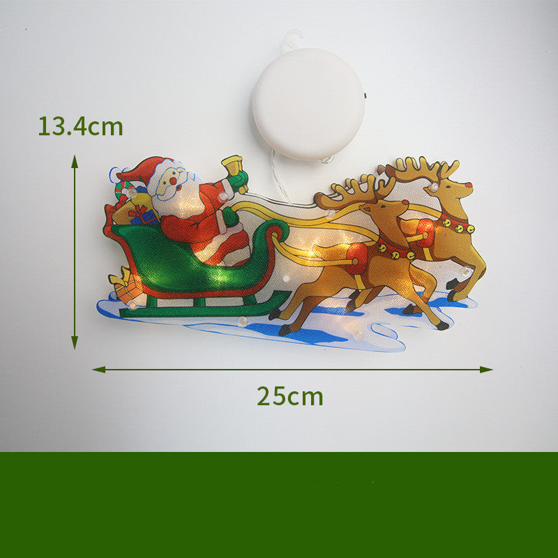 Christmas Decoration Lights Santa Snowman Elk