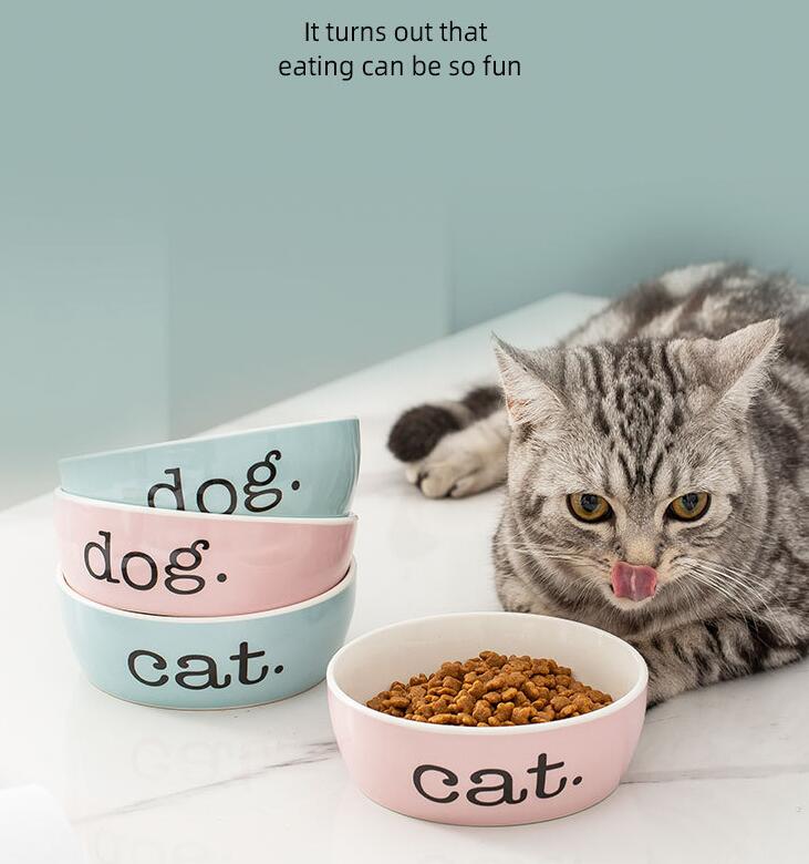 Ceramic bowl for pets - Minihomy