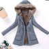 Hooded Winter Jacket Women Warm Coats Ladies Tops - Minihomy