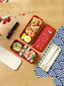 Double-layer Lunch Box Microwave Heating Quantitative Bento - Minihomy