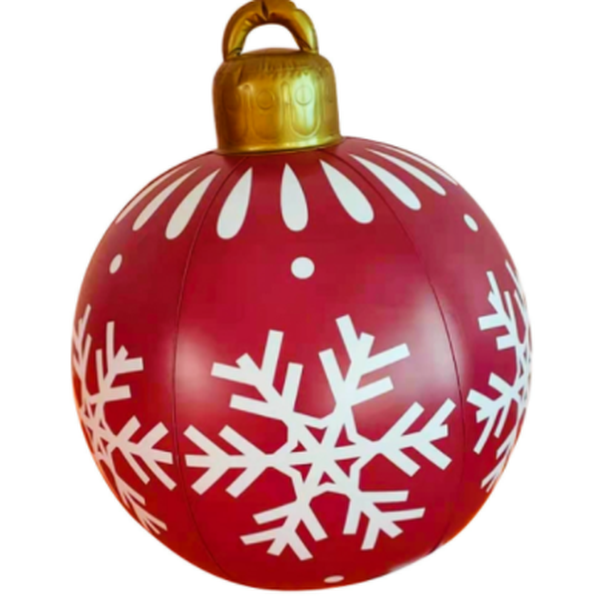 Christmas Ornament Ball Outdoor Inflatable Decorated Ball - Minihomy