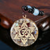 Natural Gravel Synthetic Crystal Ogan Pendant Necklace - Minihomy