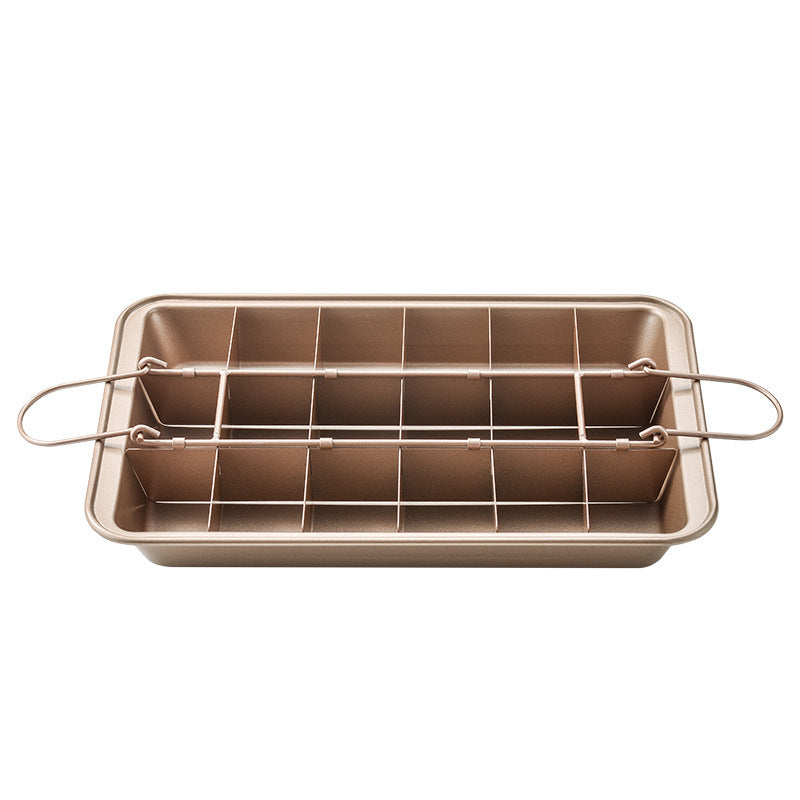 Kitchen Solid Bottom Thickened Square Brownie Pan Home Bakery - Minihomy