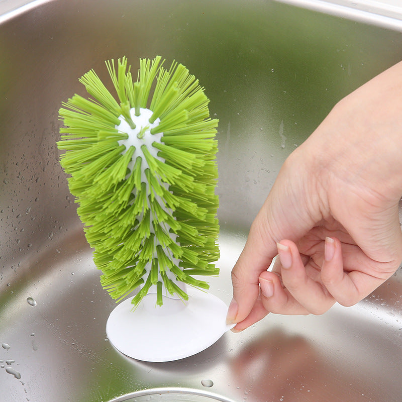 Kitchen Multi Functional Suction Cup Brush Cup Scrubber - Minihomy