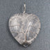 Peach Heart-shaped Lovers Pendant Natural Crystal Tree Of Life Necklace - Minihomy