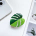 Cute Green Leaves Smartphone Holder Finger Stand  Support For Phone Handband - Minihomy