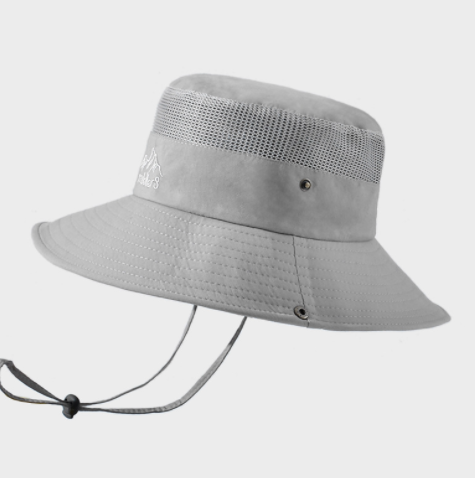 Solid Color Big Brim Sun Hat Outdoor Mountaineering Protection