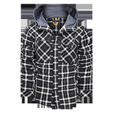 Men Warm Jacket Fleece Thick Men Slim Fit Hooded Jackets - Minihomy