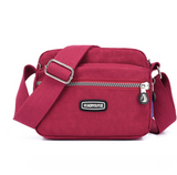 Messenger Bag Small Square Simple And Versatile Nylon Multi Compartment