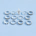 Flower Love Geometric Ring Joint Ring Thirteen Piece Set - Minihomy