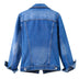 Denim Jacket Women Jeans Jackets Blue Black New Autumn Wear - Minihomy