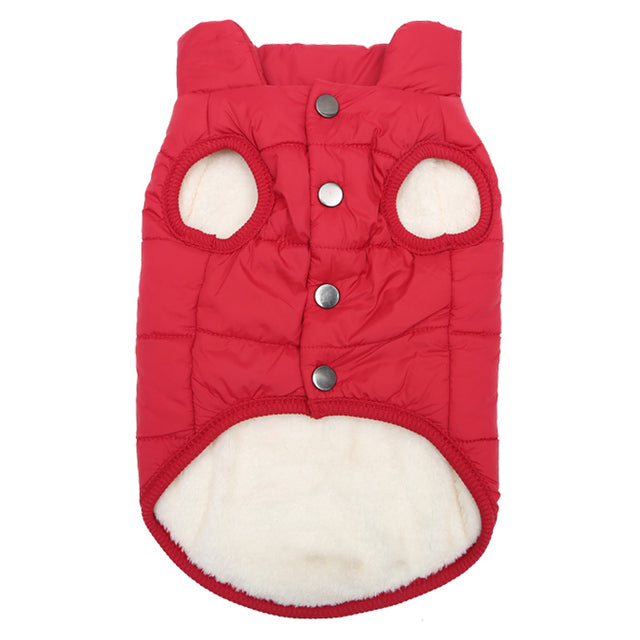 Clothes For Small Large Dogs Winter Chrismtas Dog Vest Jacket Warm Fleece Pet Coat Chihuahua Pug French Bulldog Clothing Outfits - Minihomy