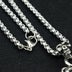 Mirror Skeleton Snake Pendant Necklace for Men - Minihomy