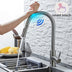 Kitchen Faucet Pull Out Brushed Nickle Sensor Smart Induction Mixed Tap Touch Control - Minihomy