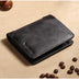 Genuine Leather Men Wallet Small Mini Card Holder Male Wallet Pocket Retro purse High Quality - Minihomy