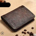 Genuine Leather Men Wallet Small Mini Card Holder Male Wallet Pocket Retro purse High Quality - Minihomy