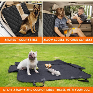 Dog Car Seat Cover Waterproof Car Rear Back Mat Pet Carrier Travel Hammock Non-slip Folding Safety Cushion Protector Pet Supply