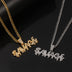 Necklace With Tennis Chain Choker Hip Hop Jewelry for Men - Minihomy