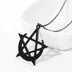 Gothic Pentagram Moon Goddess Wicca Necklace for Women Men - Minihomy