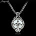 Mirror Skeleton Snake Pendant Necklace for Men - Minihomy