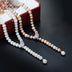 925 Silver Genuine Freshwater Pearl Long Necklace - Minihomy